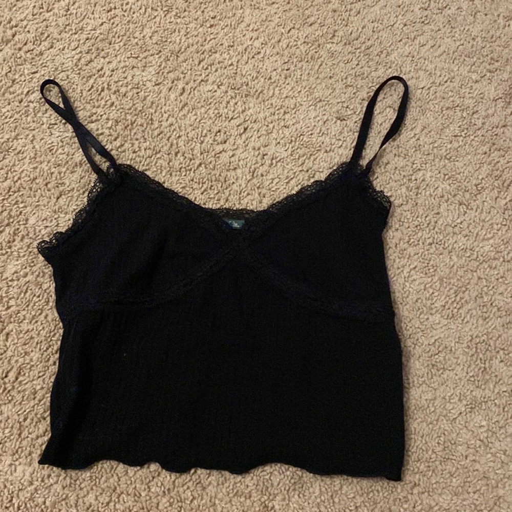 Black lace top